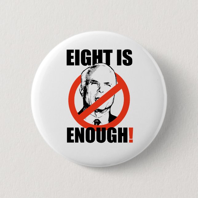 ACHT IST GENUG SCHALTFLÄCHE BUTTON (Vorderseite)