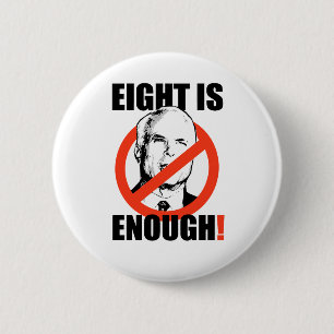 ACHT IST GENUG SCHALTFLÄCHE BUTTON