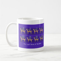 Acht Llamas der Hanukkah-Tasse