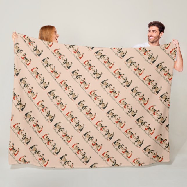 Acht Mäuse eine Milk Cut-Out Stift 2 Fleecedecke (Beispiel)