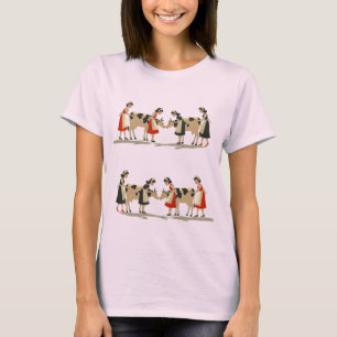 Acht Mäuse eine Milk Cut-Out Stift 2 T-Shirt