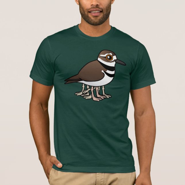 Acht-mit Beinen versehener Killdeer T-Shirt (Vorderseite)
