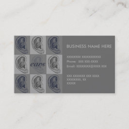 Acht Ohren grafisch Visitenkarte