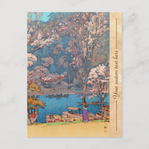 Acht Szenen von Kirschblüten, Arashiyama Postkarte