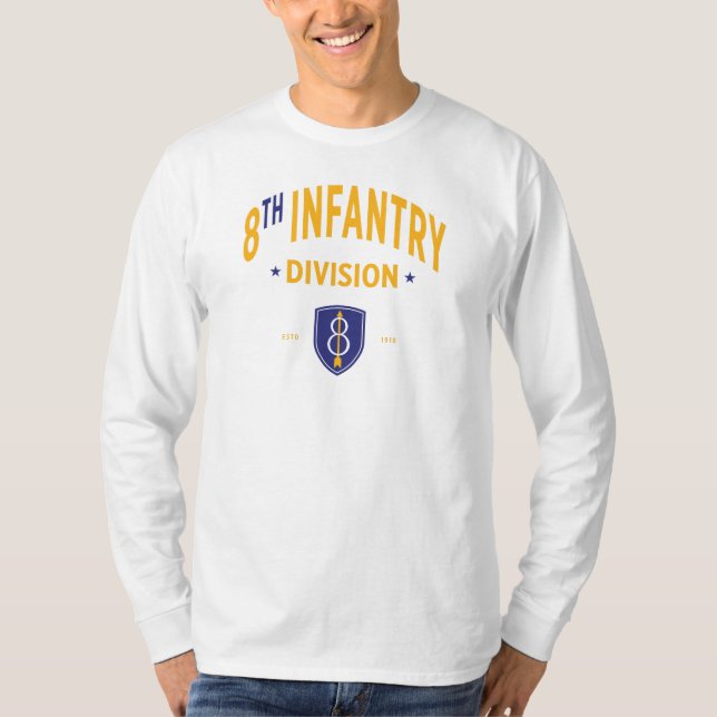 Achte Abteilung Infanterie - Militär der Vereinten T-Shirt (Vorderseite)