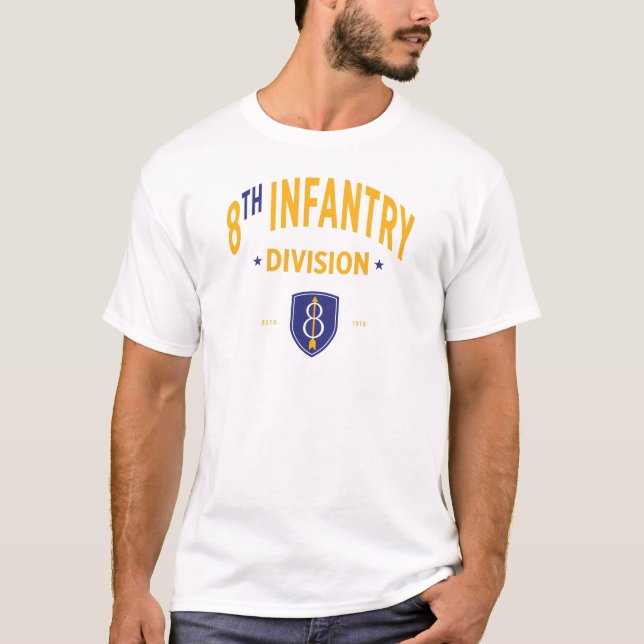 Achte Abteilung Infanterie - Militär der Vereinten T-Shirt (Vorderseite)