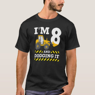 Achte Geburtstagsausgrabungsstätte ich bin 8 Grabm T-Shirt