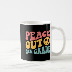 Achte Grade Funny Retro 70's letzter Tag des 8. Gr Kaffeetasse