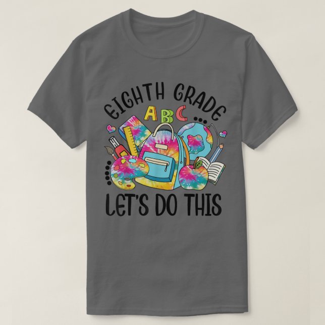 Achte Klasse Lass machen dieses lustige Lehrer Stu T-Shirt (Design vorne)