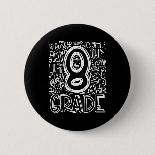 Achte Klasse Typografie Team zurück nach Sch Button