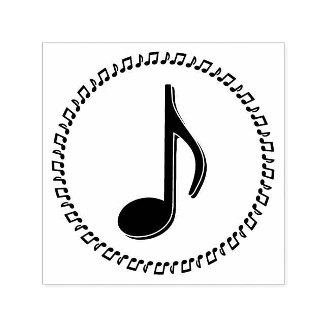 Achte Note Music Design Permastempel (Design)
