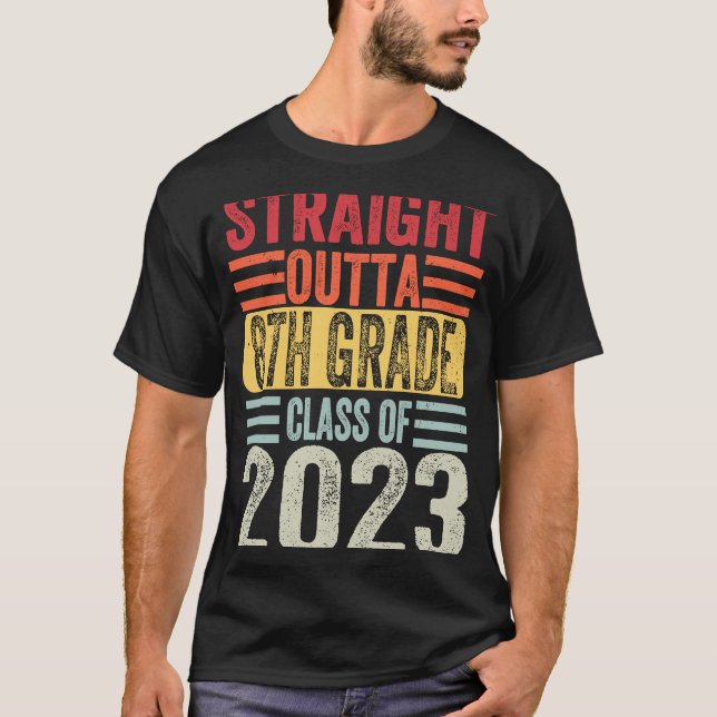 Achte Stufe 2023 Achte Stufe 8 Grade Graduat T-Shirt (Vorderseite)