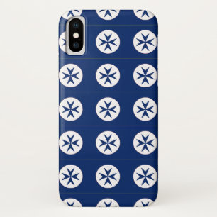 Achteckkreuz BLAU CORSAIR Case-Mate iPhone Hülle