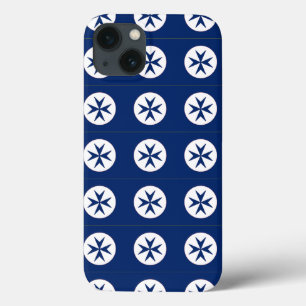 Achteckkreuz BLAU CORSAIR Case-Mate iPhone Hülle