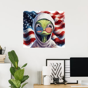 Achten Sie auf Amerika  Poster