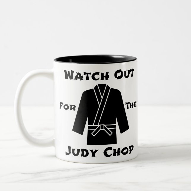 Achten Sie auf den Judy Chop Zweifarbige Tasse (Links)