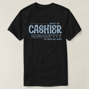 Achten Sie auf den Kassierer T-Shirt