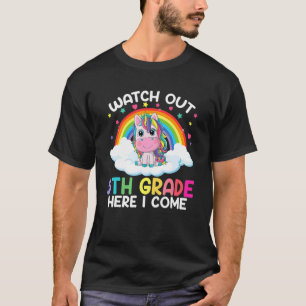 Achten Sie auf den Niedlichen Regenbogen des Unico T-Shirt