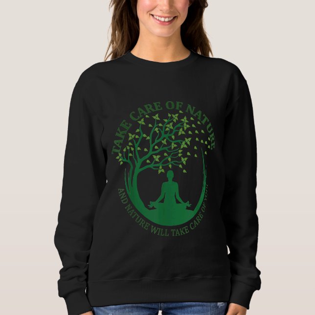 Achten Sie auf die Natur David Attenborough Rett E Sweatshirt (Vorderseite)