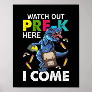 Achten Sie auf die Vorbereitungen hier komme ich Poster