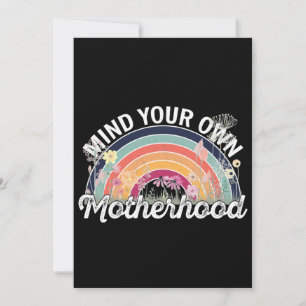 Achten Sie auf Ihre eigene Mutterschaft, Muttertag Dankeskarte