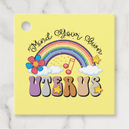 Achten Sie auf Ihren eigenen Uterus Feminist Pro C Geschenkanhänger