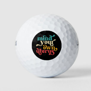 Achten Sie auf Ihren eigenen Uterus Golfball