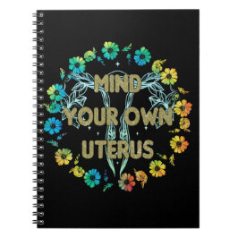 Achten Sie auf Ihren eigenen Uterus Notizblock