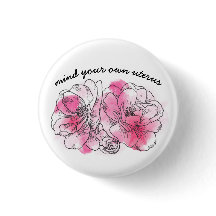 Achten Sie auf Ihren eigenen Uterus (rosa Blume)