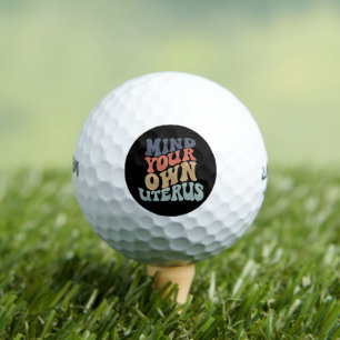 Achten Sie auf Ihren eigenen Uterusfeministen Golfball