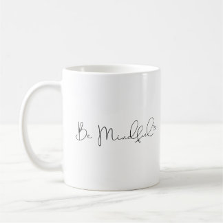 Achten Sie auf Typografie Pink Kaffeetasse