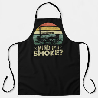 Achten Sie darauf, wenn ich rauche Schürze