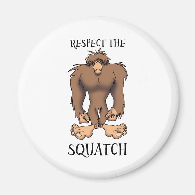 ACHTEN SIE DEN SQUATCH MAGNET (Vorne)