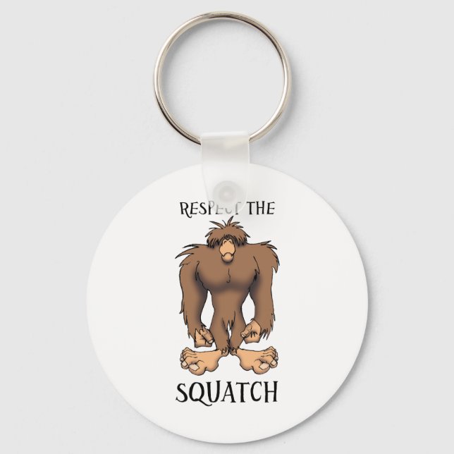 ACHTEN SIE DEN SQUATCH SCHLÜSSELANHÄNGER (Vorderseite)