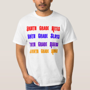 Achter Grad beißt, 9. Grad tötet, zehntes GR… T-Shirt