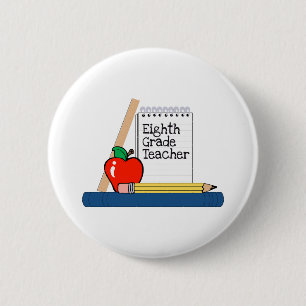 Achter Grad-Lehrer (Notizbuch) Button