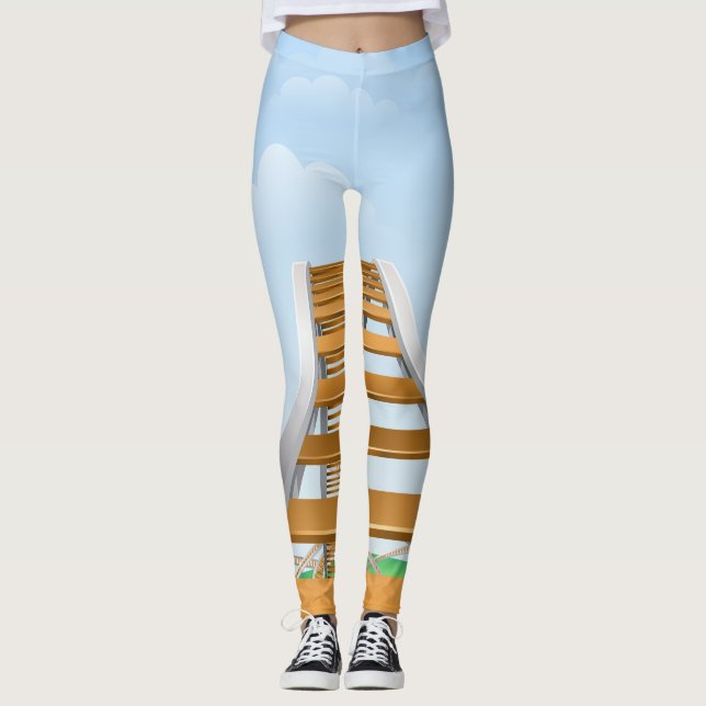 Achterbahn Leggings (Vorderseite)