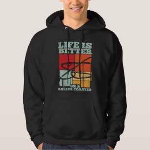 Achterbahn-Spaß für Vergnügungspark-Fans  1 Hoodie