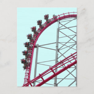 Achterbahn X2 Six Flags Magic Mountain Postkarte
