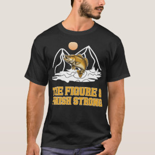 Achterfigur Musky Finish Stark Angelgeschenk T-Shirt