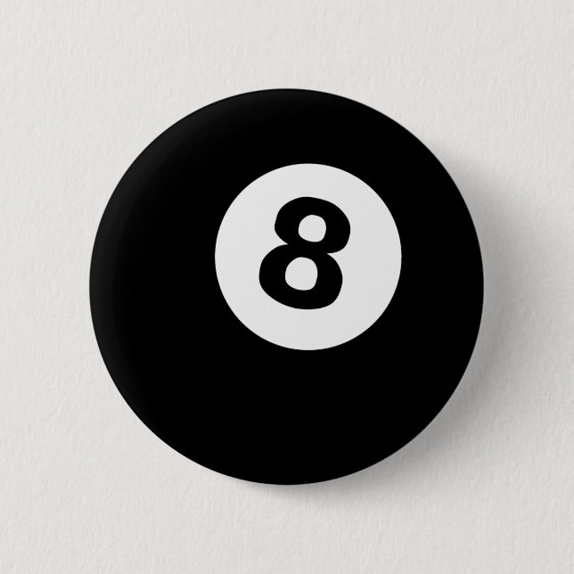 Achtkugel Button (Vorderseite)