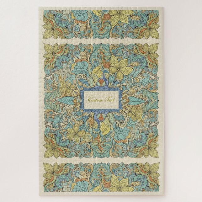Achtsame Herausforderung Intricates Muster Puzzle (Vertikal)