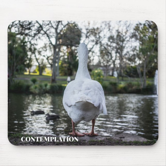 Achtsamer Duck Mousepad (Vorne)
