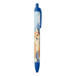 Achtsamer Shiba Inu Kugelschreiber