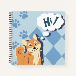 Achtsamer Shiba Inu Notizbuch