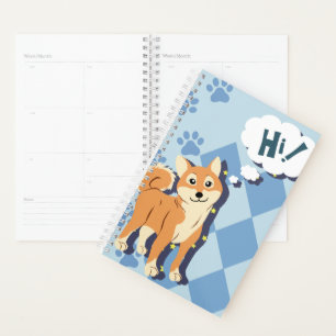 Achtsamer Shiba Inu Planer