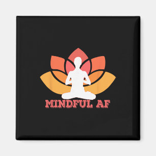 Achtsames Af Lustig Als F-ck Meme Yoga Meditation Magnet