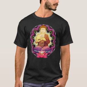 Achtsamkeit Buddha Buddhismus Spirituell Yoga Medi T-Shirt