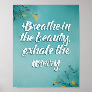 Achtsamkeit Inspiration Wall Art Print, Download Poster
