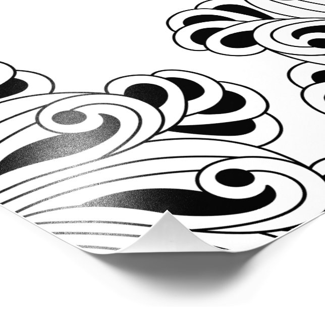 Achtsamkeit Mandala Design Fotodruck (Ecke)